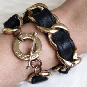 CCSkye double wrap leather bracelet